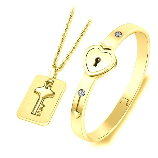Concentric Lock & Key ( Couple's Set)