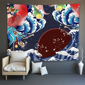 Japanese Inspired  Tapestry