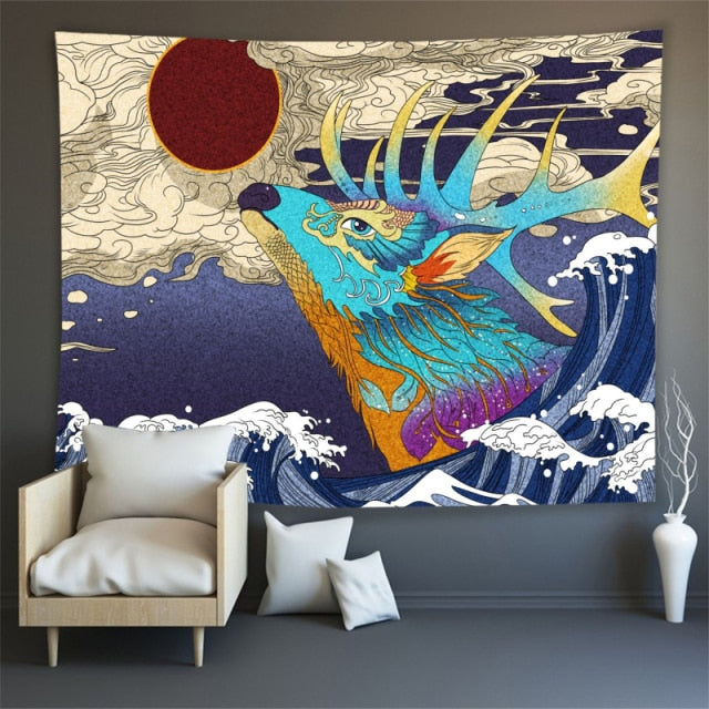 Japanese Inspired  Tapestry