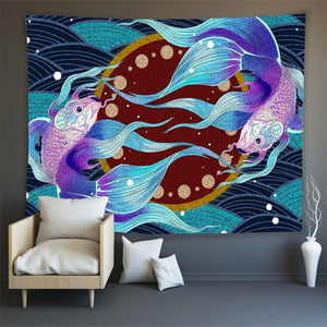 Japanese Inspired  Tapestry