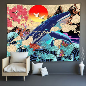 Japanese Inspired  Tapestry